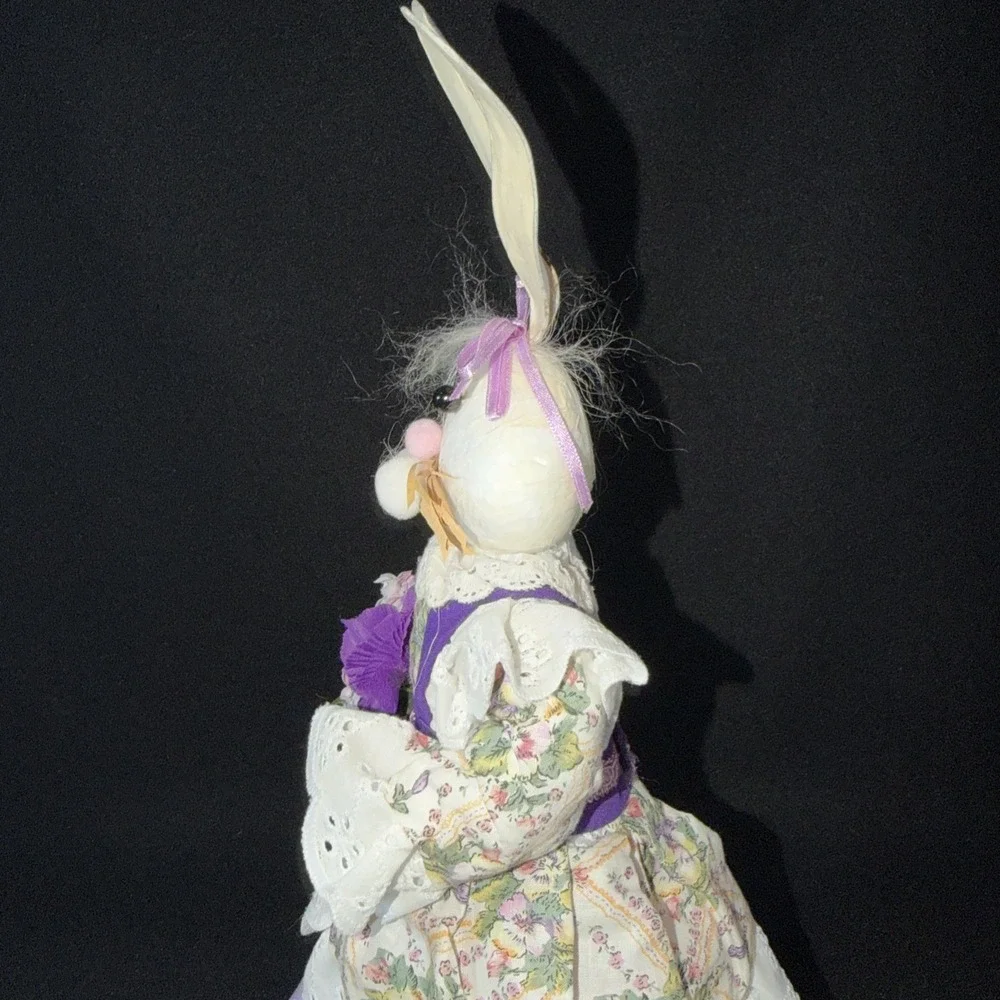 Vintage Easter Bunny Figurine 12